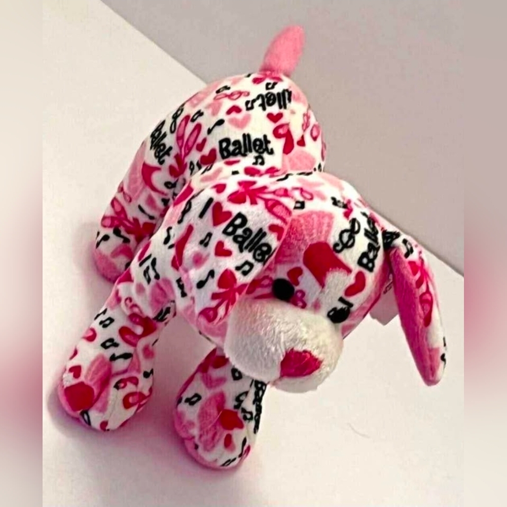 Collectible Webkinz Ganz Ballet Plush Puppy Rare Find
